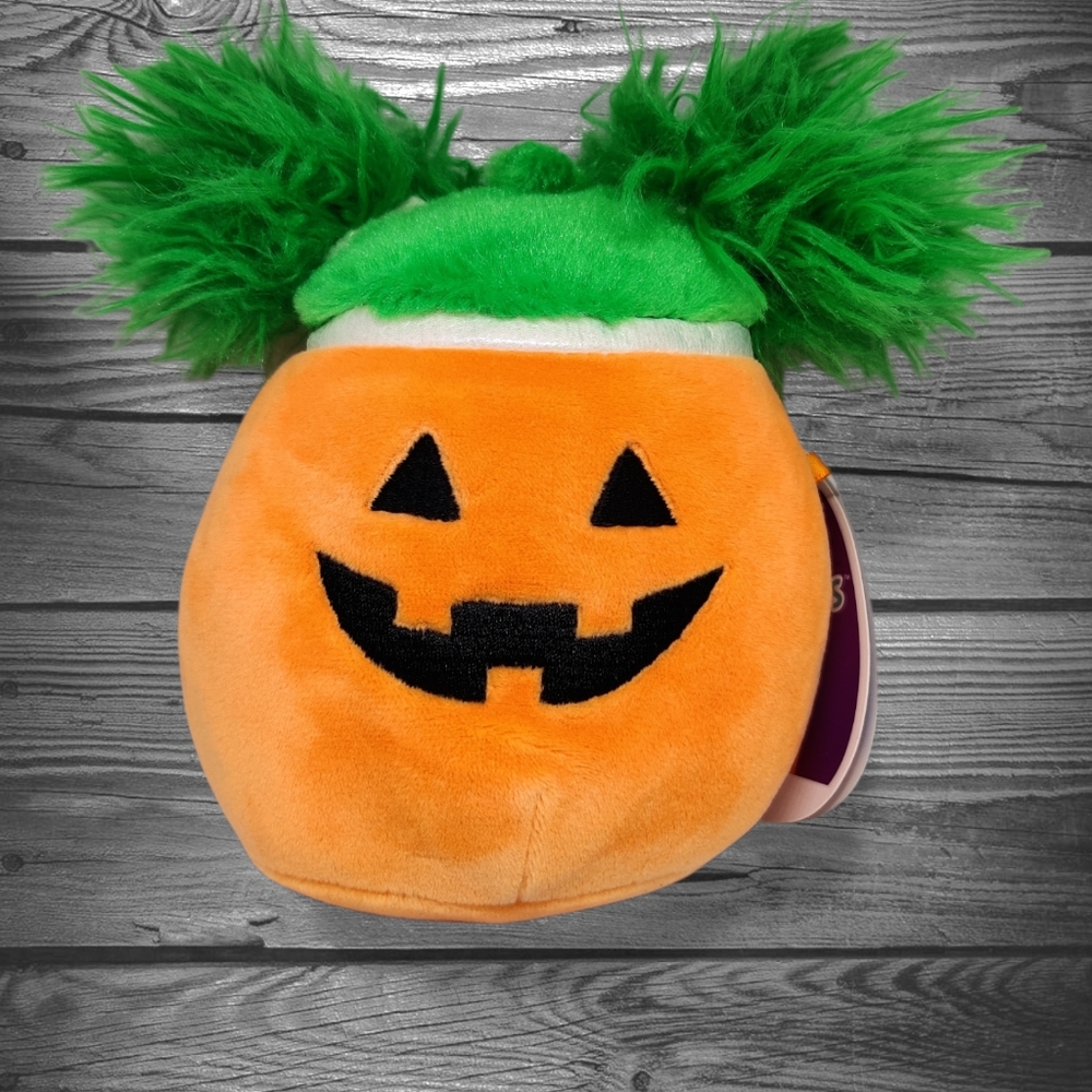 Squishmallow PAIGE THE PUMPKIN 4 Inch Kellytoy HALLOWEEN 2021 NEW!!